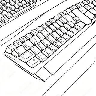 Keyboard Coloring Page 61953-49678