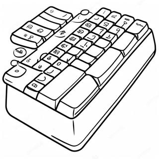 Keyboard Coloring Page 61953-49680