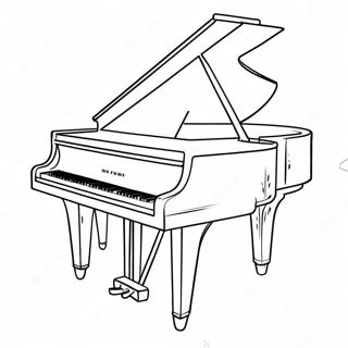 Piano Keyboard Coloring Page 61954-49676