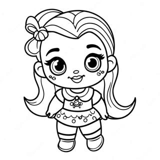 Cute Baby Bratz Doll Coloring Page 61964-49685