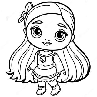 Cute Baby Bratz Doll Coloring Page 61964-49687