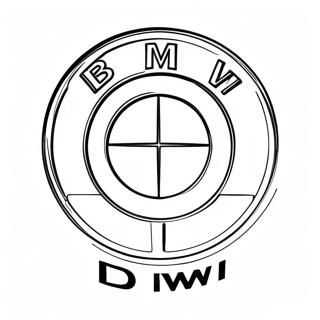 Bmw Logo Coloring Page 6196-5051