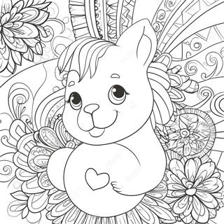 Heartstring Coloring Page 61973-49689