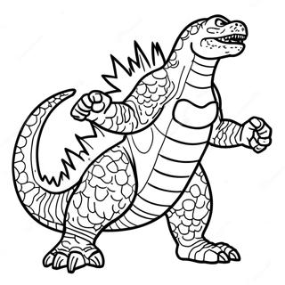 Godzilla Coloring Page 61-49