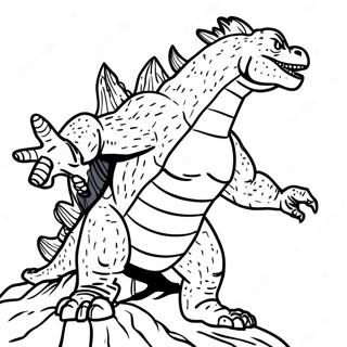 Godzilla Coloring Page 61-50