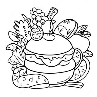 Simple Food Coloring Page 62023-49732