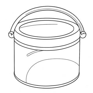 Paint Bucket Clipart Coloring Page 62063-49768