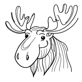 Moose Coloring Page 6206-5060