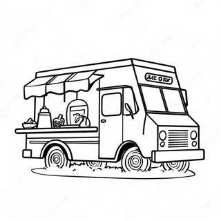 Food Truck Coloring Page 62083-49778