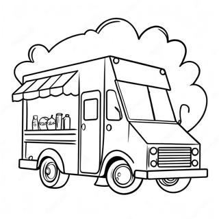 Food Truck Coloring Page 62083-49780