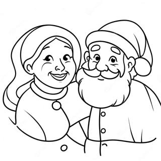 Santa And Mrs Claus Coloring Page 62093-49788