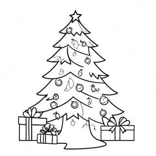 German Christmas Tree Coloring Page 62103-49794