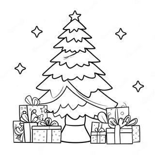 German Christmas Tree Coloring Page 62103-49796