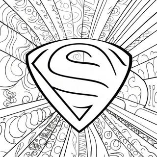 Superhero Logo Coloring Page 62143-49826