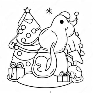 Christmas Thank You Coloring Pages