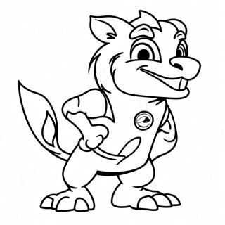 College Mascot Coloring Page 62173-49850