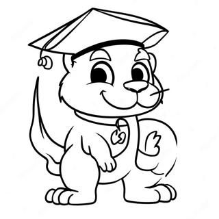 College Mascot Coloring Page 62173-49851