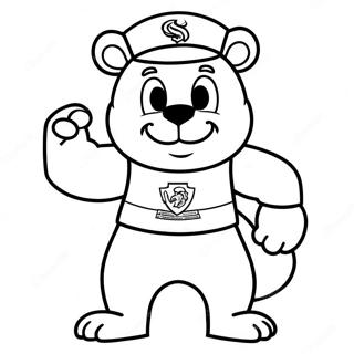 College Mascot Coloring Page 62173-49852