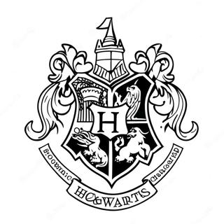 Hogwarts Crest Coloring Page 62193-49867