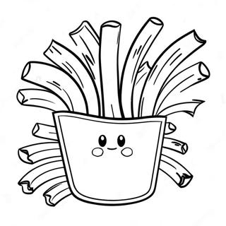 French Fries Coloring Page 62203-49875