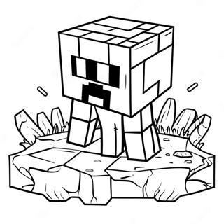 Minecraft Mutant Creeper Coloring Pages