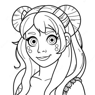 Monster Girl Coloring Page 62273-49929