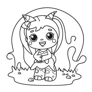 Monster Girl Coloring Page 62273-49930