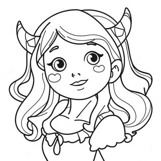 Monster Girl Coloring Page 62273-49931