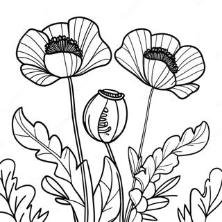 Poppy And Branch Dancing Coloring Page 6227-5091