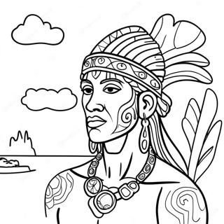 Taino Puerto Rico Coloring Page 62303-49958