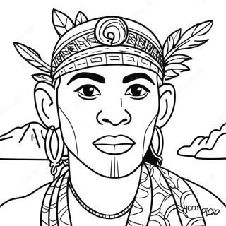 Taino Puerto Rico Coloring Page 62303-49959