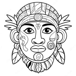 Taino Puerto Rico Coloring Page 62303-49960