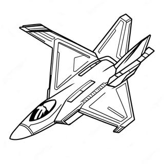 F22 Fighter Jet Coloring Page 62313-49963