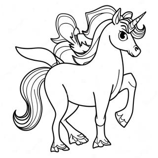 Colorful Centaur Characters Coloring Page 62334-49982