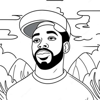 Brent Faiyaz Coloring Page 62363-49999