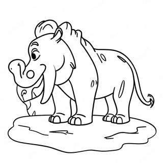 Ice Age Coloring Pages