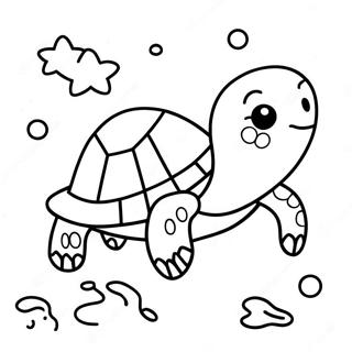 Cute Baby Sea Turtle Coloring Page 62374-50018