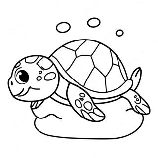 Cute Baby Sea Turtle Coloring Page 62374-50019