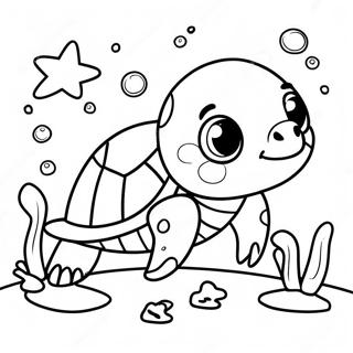 Cute Baby Sea Turtle Coloring Page 62374-50020