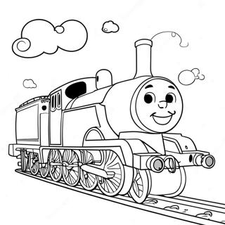 Thomas And Friends All Engines Go Coloring Pages