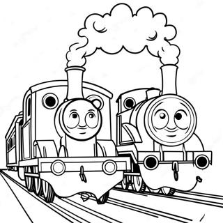 Thomas And Friends All Engines Go Coloring Page 62393-50039