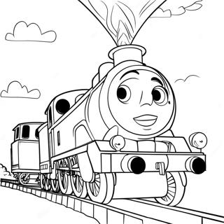 Thomas And Friends All Engines Go Coloring Page 62393-50040