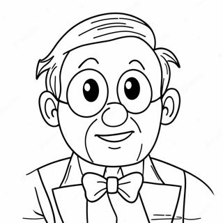 Funny Who Am I Character Coloring Page 62434-50060