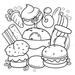 Disney Food Coloring Page 62453-50073