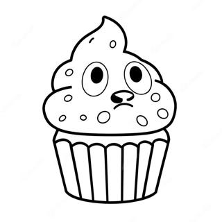 Bluey Muffin Coloring Pages