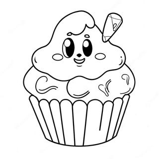 Bluey Muffin Coloring Page 6246-5099