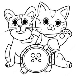 Kid E Cats Coloring Page 62473-50091