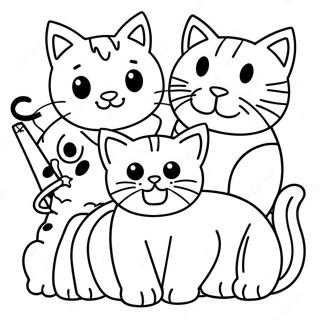 Playful Kid E Cats Coloring Page 62474-50093