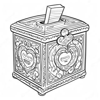 Generous Tzedakah Box Coloring Page 62484-50101