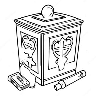 Generous Tzedakah Box Coloring Page 62484-50104